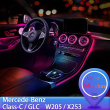 Load image into Gallery viewer, LED turbine air vent decoration car light For mercedes benz A /C /E/ GLC/ CLA class W205 W213 X253 W117 car accessories
